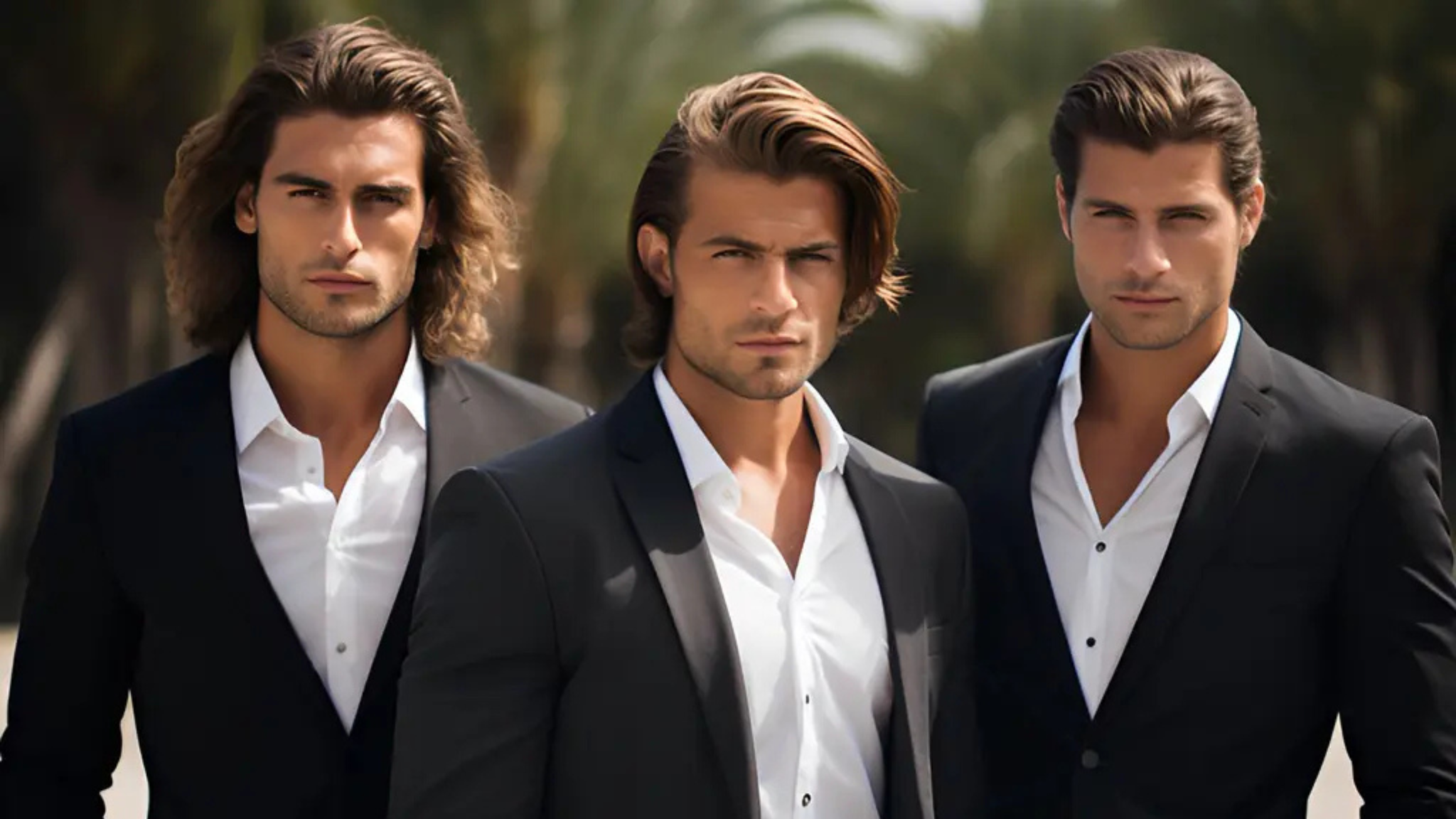 long mens curly hairstyles