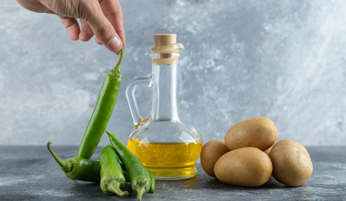 Olive Oil and Peppers