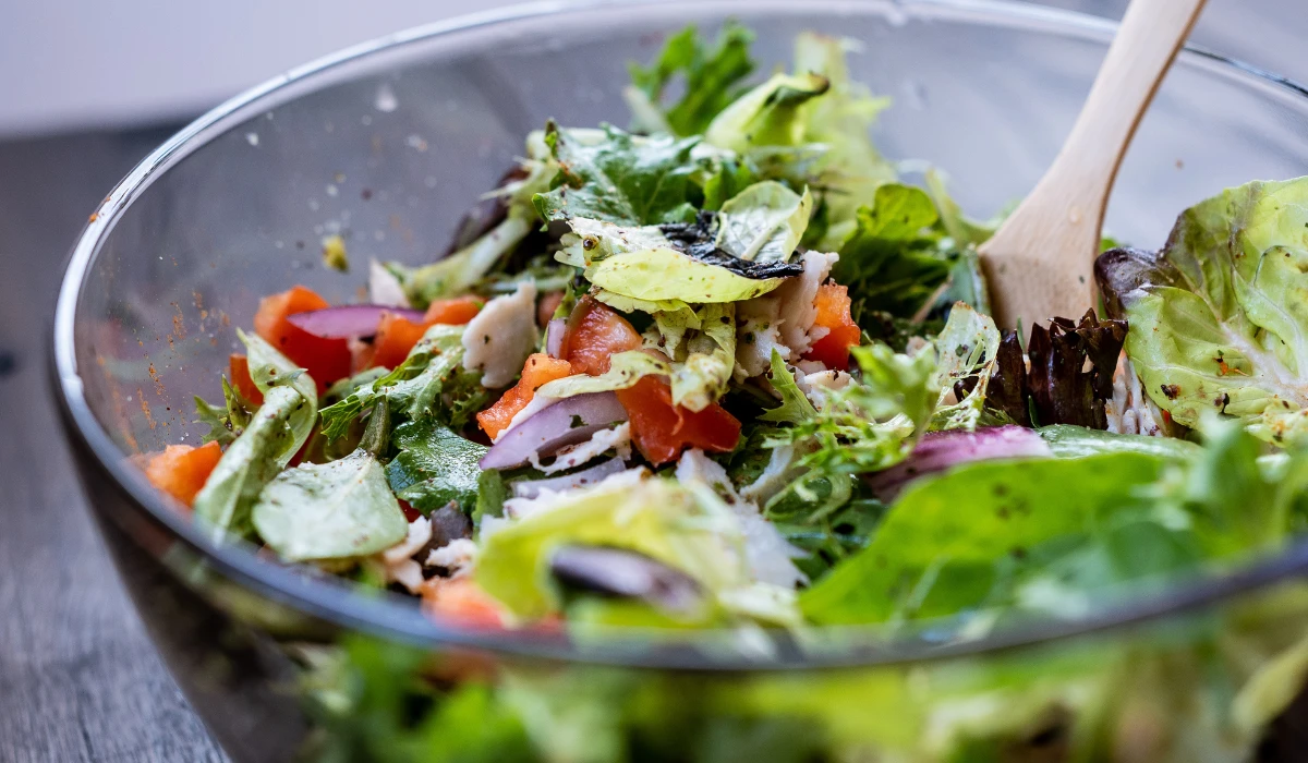 Colorful Fresh Vegetable Salad