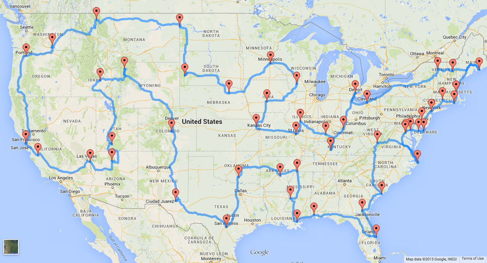 Suggested Road Trip Itineraries in the USA