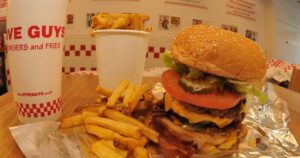 five guys burger price usa