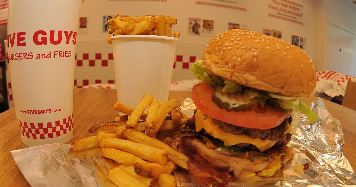 five guys burger price usa