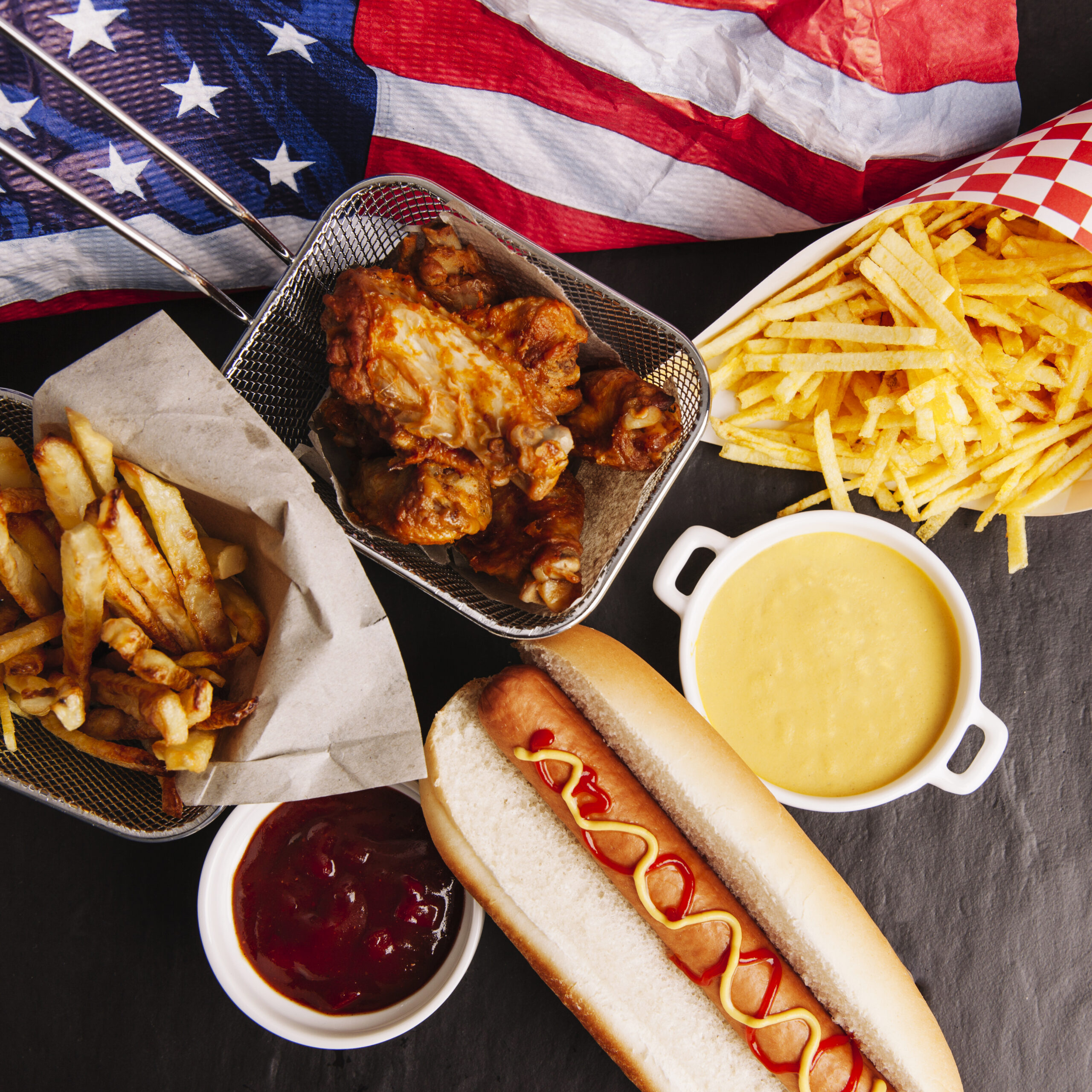 What Americans eat on weekends: fries, chicken wings, and hot dog – Samppy