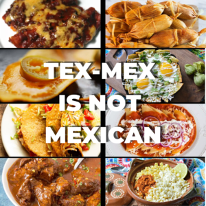 tex mex vs mexican food