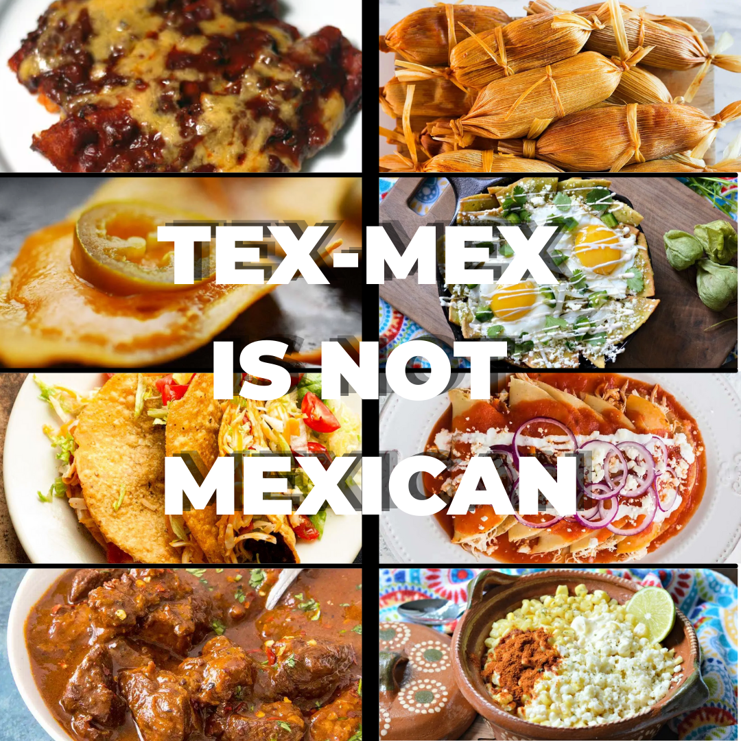 tex mex vs mexican food