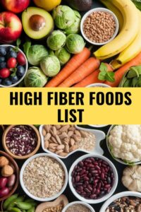 high fiber foods usa