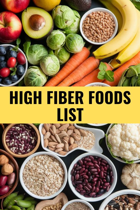 high fiber foods usa