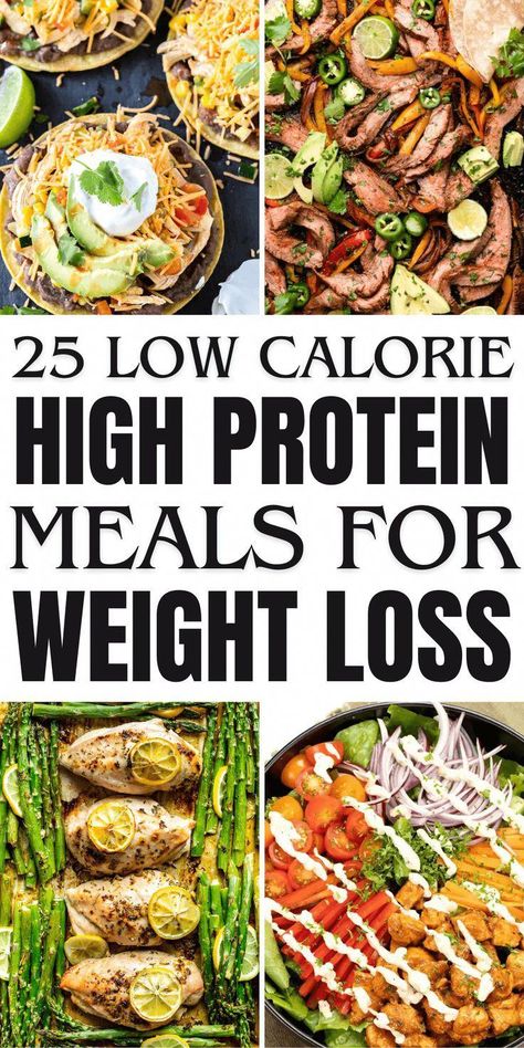 low calorie high protein meals usa