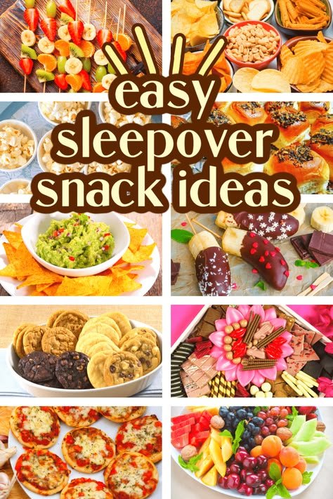 sleepover party food ideas