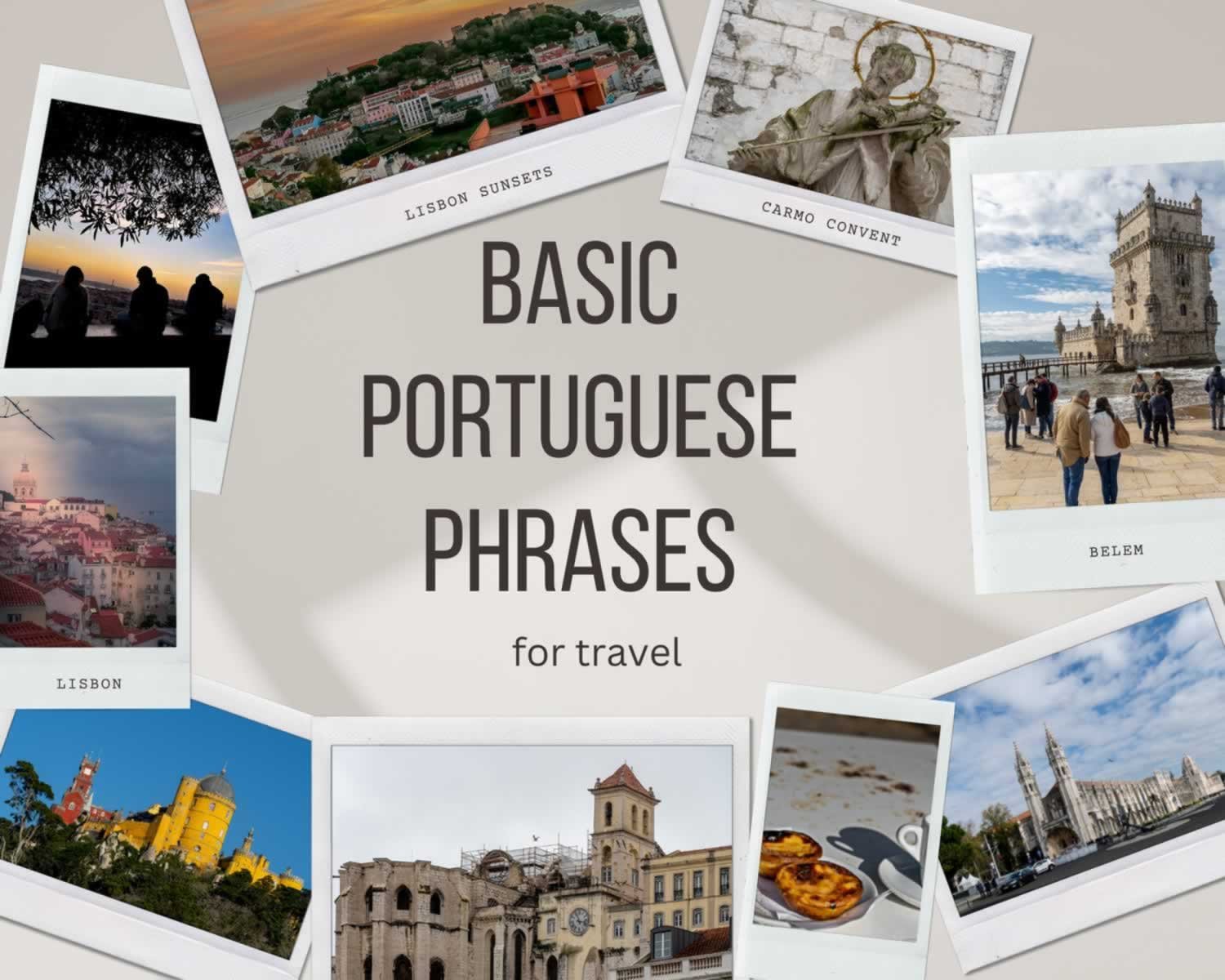 portuguese phrses for travel