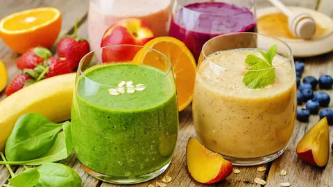 Frozen Fruit Smoothie Recipes made with mixed frozen berries and fresh fruit for a healthy, refreshing drink.