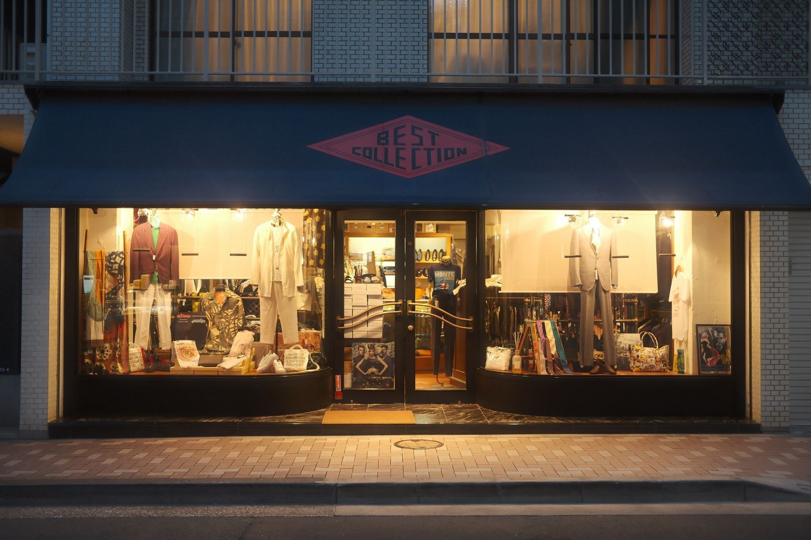 A collection of high-quality affordable luxury clothing items arranged neatly on a wooden surface.