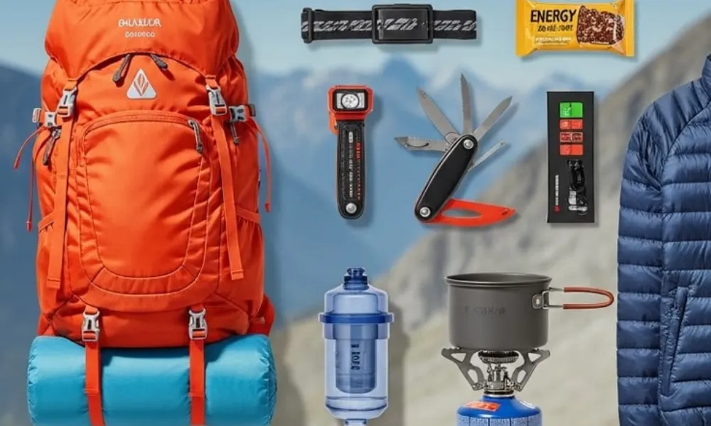 Outdoor hiking essentials and camping gear layout for Best camping gear checklist 2026.