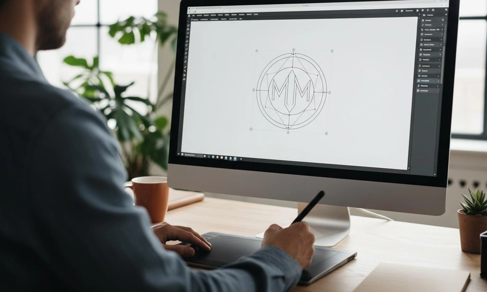 Vector logo design in Inkscape