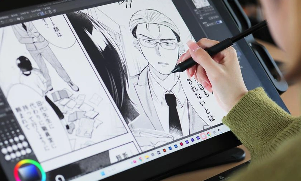 Manga drawing with MediBang Paint