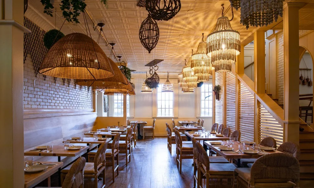 Clean and welcoming Thai restaurant interior