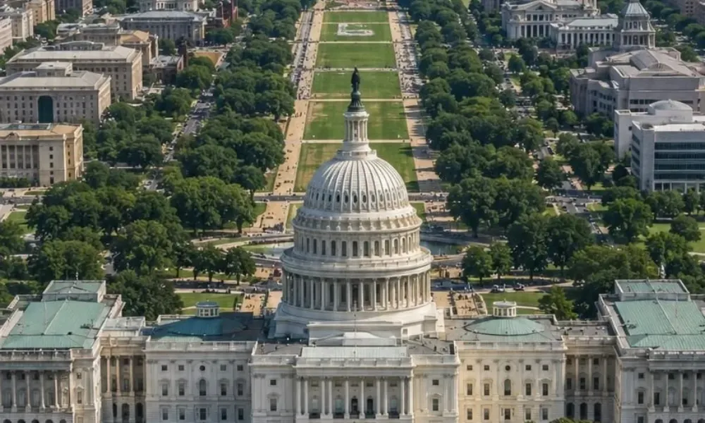 Historic US Capitol dome in Washington, D.C. during spring for Best Places to Visit in Spring.